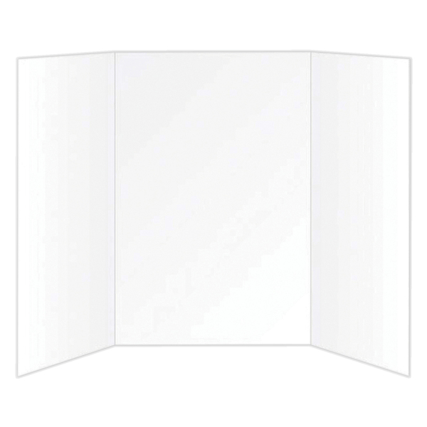 Flipside Foam Project Board, 36" W x 48" L, White, PK10 30048